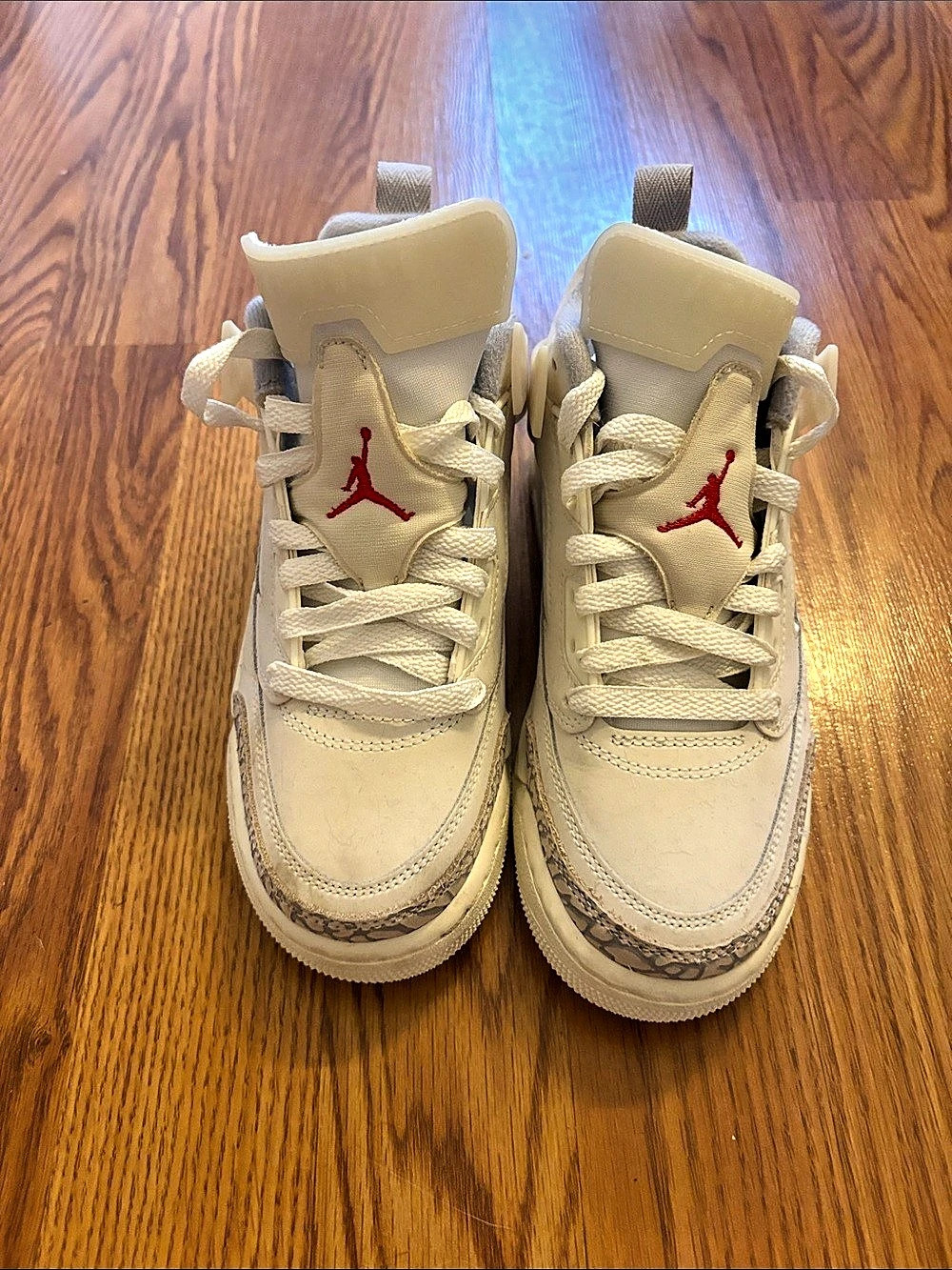 Jordan Spizike Low White Cement White & Gray Sneakers